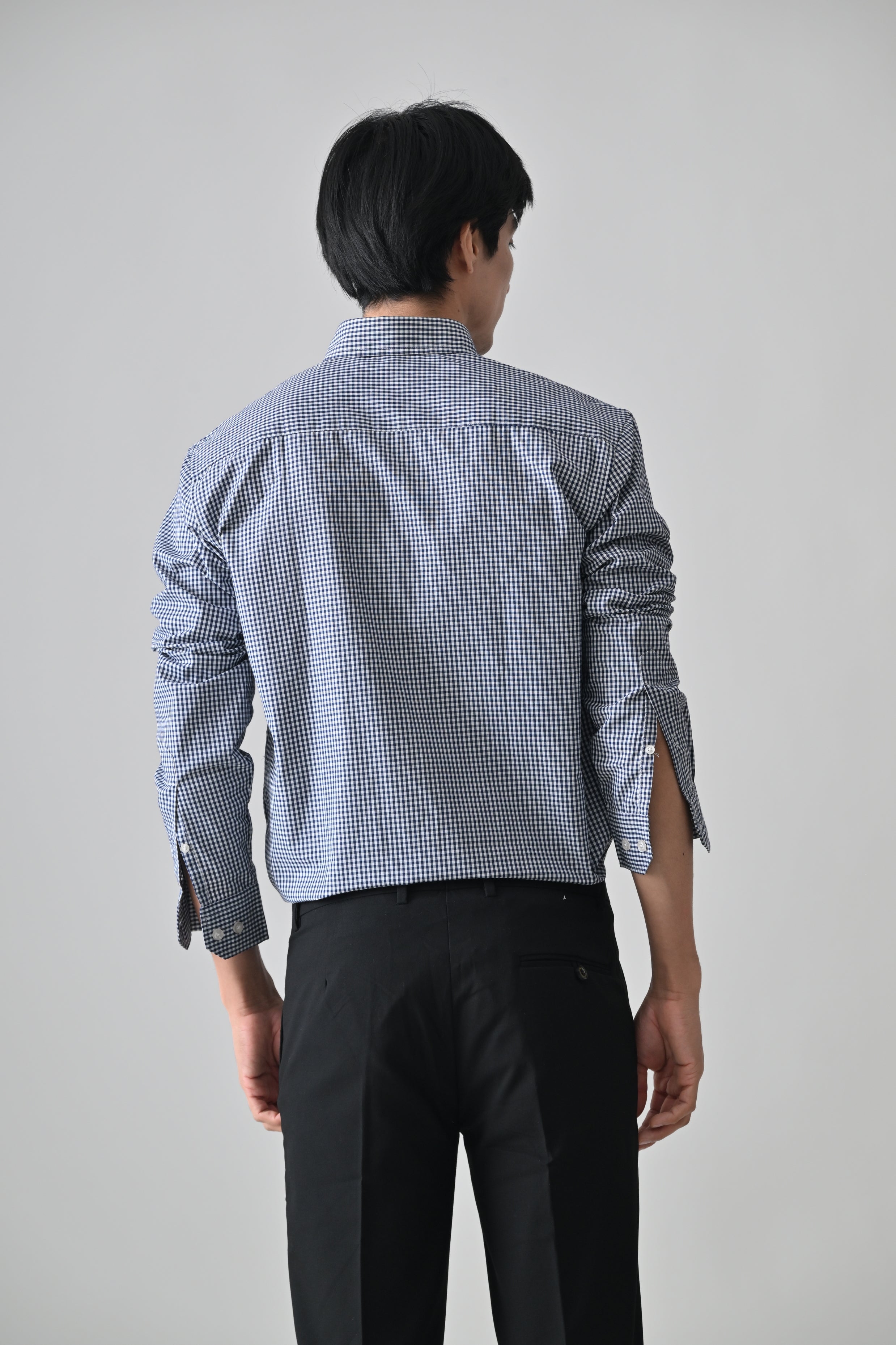 Cool Bee Navy Cotton Shirt for Men - Navy Premium Cotton Shirt India - Lifestyle View