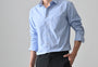 Blue Cotton Shirt for Men | Cool Bee