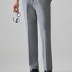 GREY Solid Formal Trouser - Premium poly viscose | Comfortable Mens Pants