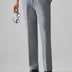 GREY Solid Formal Trouser - Premium poly viscose | Comfortable Mens Pants