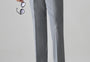 GREY Solid Formal Trouser - Premium poly viscose | Comfortable Mens Pants