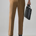 BROWN Solid Formal Trouser - Premium poly viscose | Comfortable Mens Pants