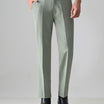 LIGHT GREEN Solid Formal Trouser - Premium poly viscose | Comfortable Mens Pants