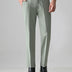 LIGHT GREEN Solid Formal Trouser - Premium poly viscose | Comfortable Mens Pants