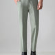 LIGHT GREEN Solid Formal Trouser - Premium poly viscose | Comfortable Mens Pants