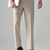 BEIGE Check Formal Trouser - Premium poly viscose | Comfortable Mens Pants