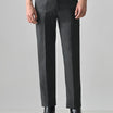 CHARCOAL GREY Solid Formal Trouser - Premium poly viscose | Comfortable Mens Pants