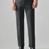 CHARCOAL GREY Solid Formal Trouser - Premium poly viscose | Comfortable Mens Pants