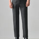 CHARCOAL GREY Solid Formal Trouser - Premium poly viscose | Comfortable Mens Pants