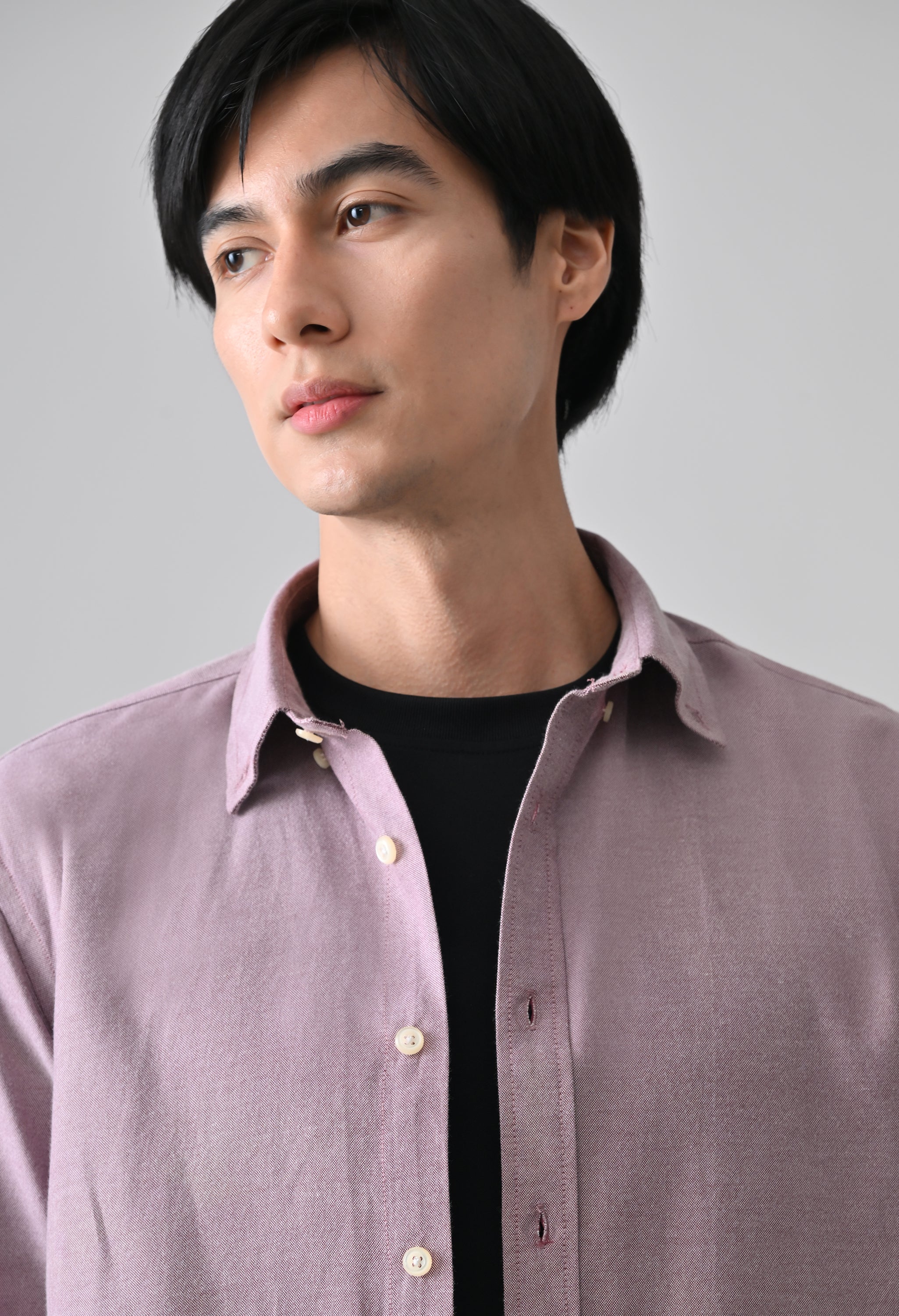 Cool Bee Mauve Cotton Shirt for Men - Mauve Premium Cotton Shirt India - Lifestyle View