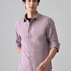 Mauve Cotton Shirt for Men | Cool Bee