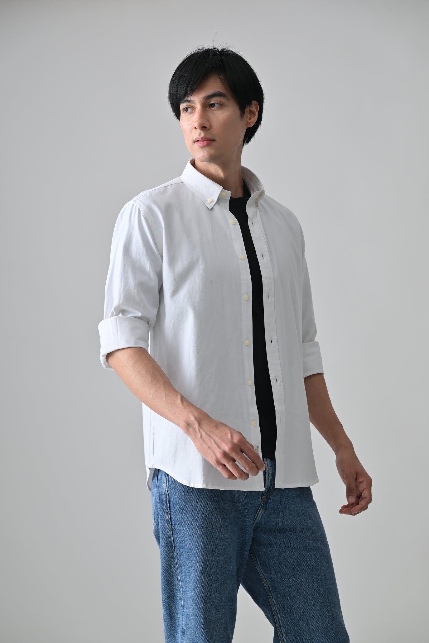 Cool Bee White Cotton Shirt for Men - White Premium Cotton Shirt India - Lifestyle View