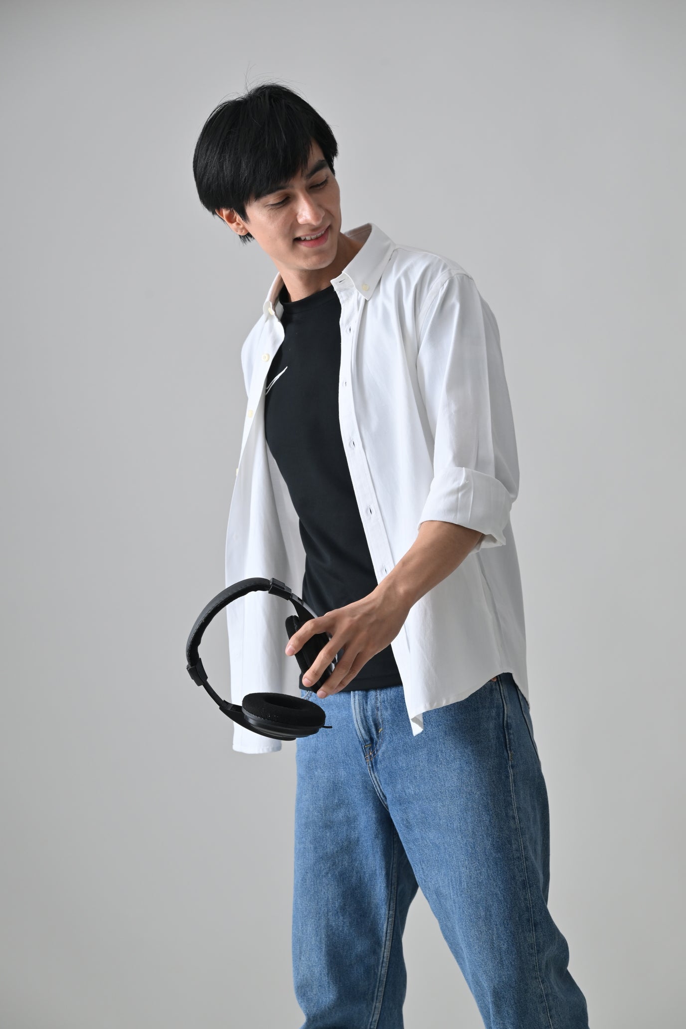 Cool Bee White Cotton Shirt for Men - White Premium Cotton Shirt India - Lifestyle View