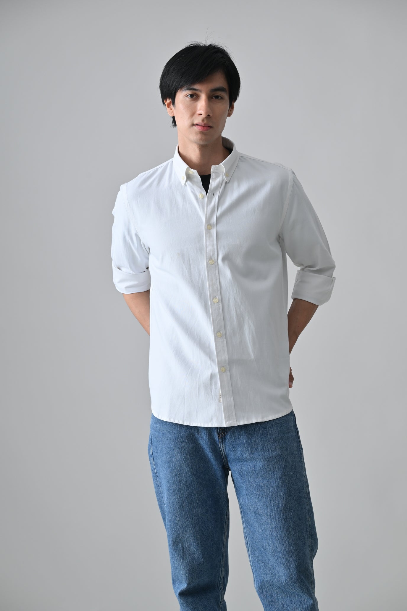 Cool Bee White Cotton Shirt for Men - White Premium Cotton Shirt India