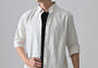 Beige Cotton Shirt for Men | Cool Bee