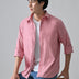Dark Pink Cotton Shirt for Men | Cool Bee