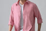 Dark Pink Cotton Shirt for Men | Cool Bee