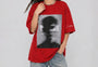 Blurred Vision Tee Red