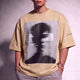 Blurred Vision Tee Beige