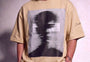 Blurred Vision Tee Beige