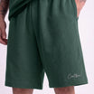 Regular Fit Shorts Bottle Green Men