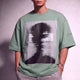 Blurred Vision Tee Off Green