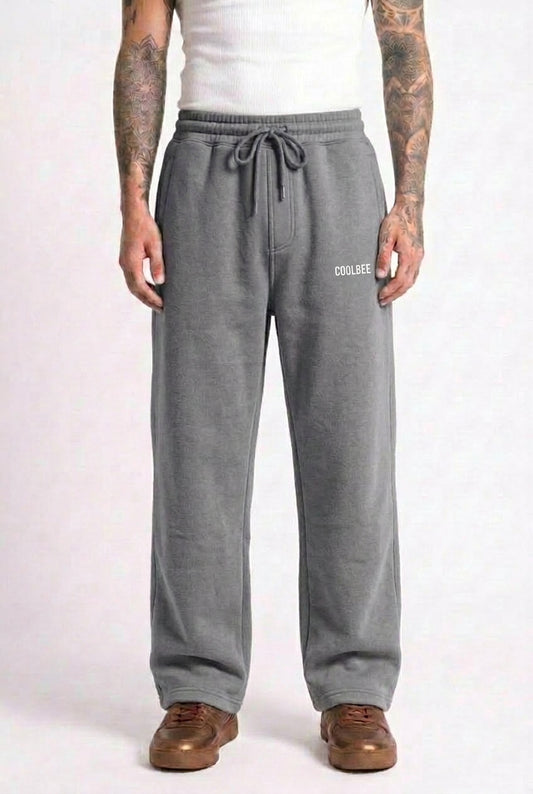 Cool Bee Joggers Medium Gray for Men - Medium Gray Joggers Casual Streetwear India
