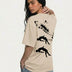 Orbital Drift Tee Beige Women