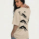 Orbital Drift Tee Beige