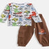 Kids Boys Clothing Set - White (KBAW25ST1)