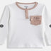 Kids Boys T-Shirt - Beige (KBAW25TR20)