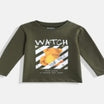Kids Boys T-Shirt - Olive Green (KBAW25TR2)