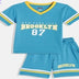 Kids Boys Clothing Set - Olive (KBSSCS401)