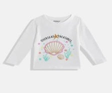Off White T-Shirt Kids Girls