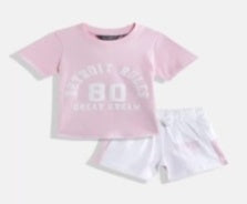 Baby Pink Clothing Set Kids Girls
