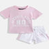 Kids Girls Clothing Set - Baby Pink (KGSS25ST517)