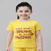 Kids Girls T-Shirt - Offwhite (KGSSA31)