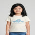 Kids Girls T-Shirt - Green (KGSSA32)