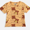 Kids Girls T-Shirt - Red (KGSSA33)