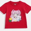 Kids Girls Top - White (KGSSA50)