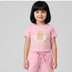 Kids Girls Clothing Set - Offwhite (KGSSA88)