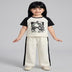 Kids Girls Clothing Set - Offwhite (KGSSA89)