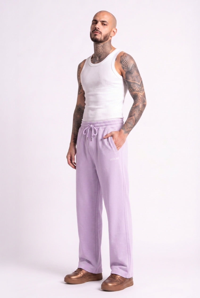 Cool Bee Joggers Lilac for Men - Lilac Joggers Casual Streetwear India - Detail View