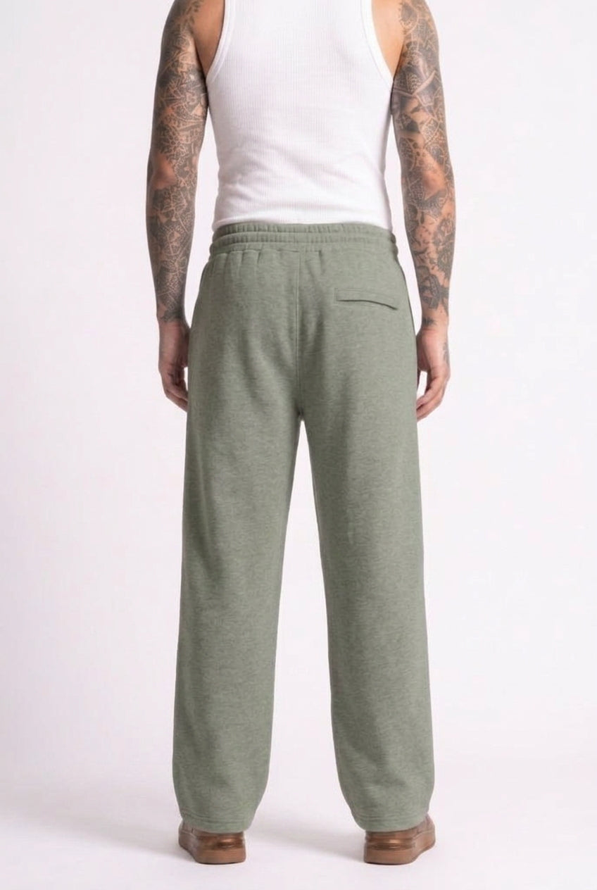 Cool Bee Joggers Green for Men - Green Joggers Casual Streetwear India - Back View