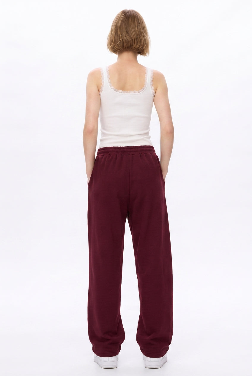 Cool Bee Joggers Maroon for Women - Joggers Casual Streetwear India - Lifestyle View