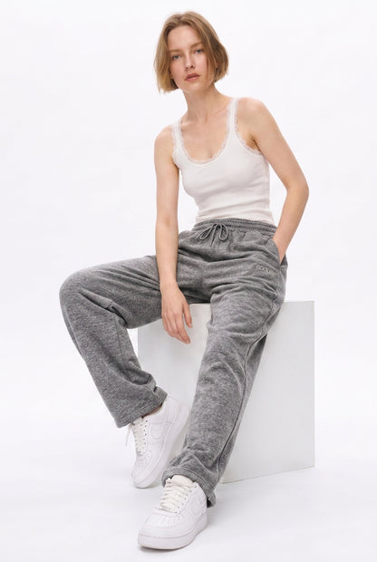 Cool Bee Joggers Gray Milange for Women - Joggers Casual Streetwear India - Lifestyle View