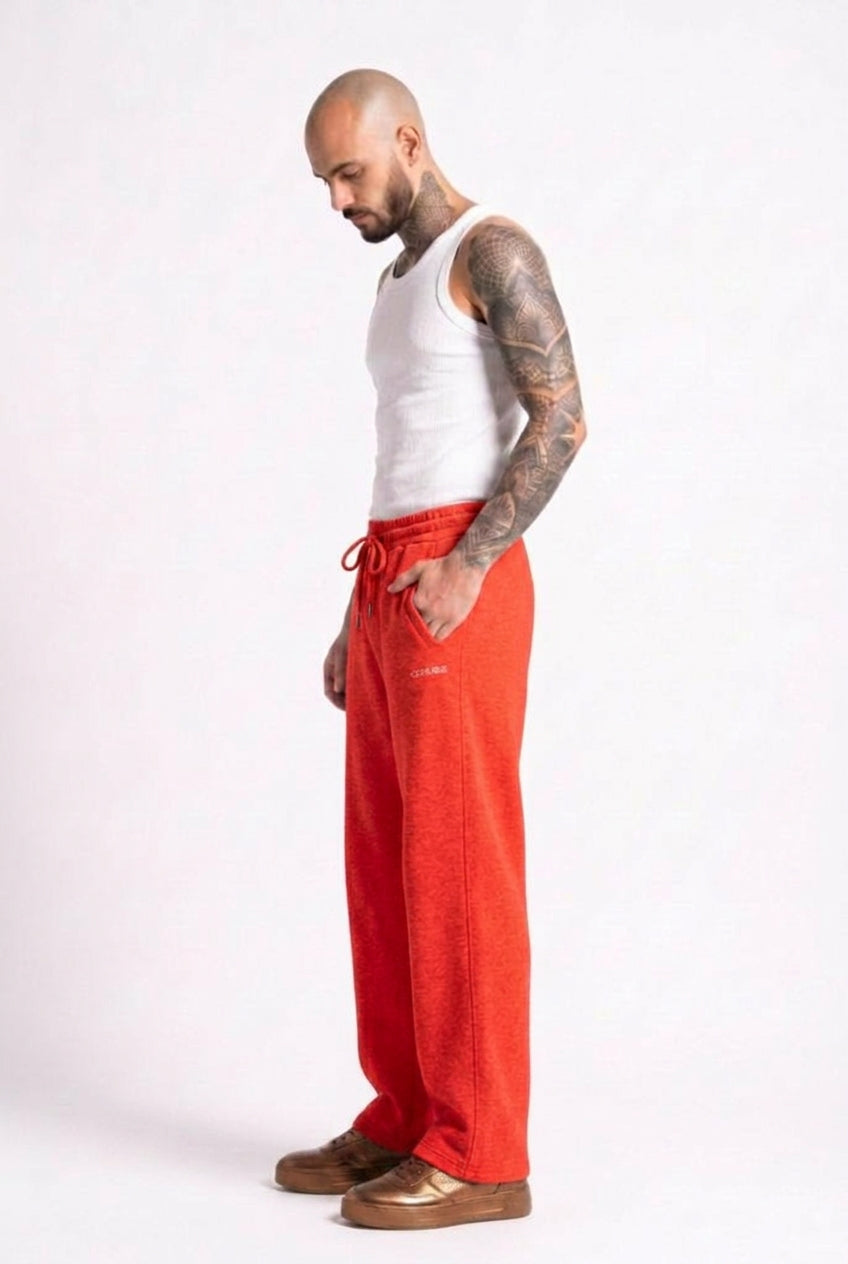 Cool Bee Joggers Orange for Men - Joggers Casual Streetwear India - Lifestyle View