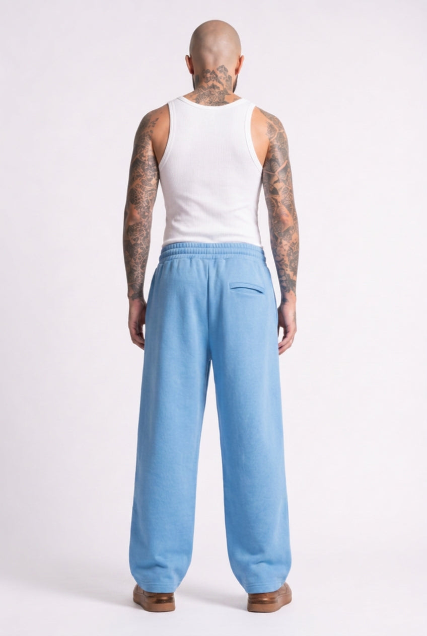 Cool Bee Joggers Sky Blue for Men - Sky Blue Joggers Casual Streetwear India - Lifestyle View