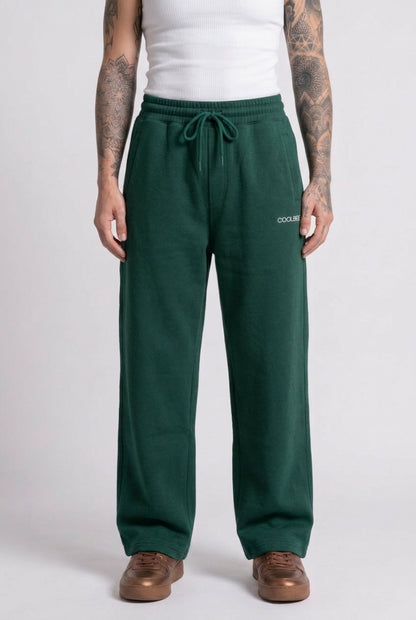 Cool Bee Joggers Forest Green for Men - Forest Green Joggers Casual Streetwear India - Detail View