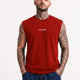 Men Tank Tees Red